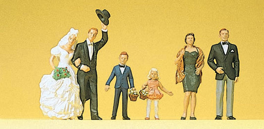 Preiser 10339 HO Scale Wedding Party Figure Set
