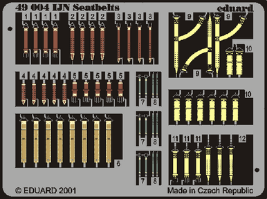 Eduard 49004 1/48 Seatbelts IJN (Pre-Painted)
