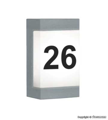 Viessmann 6165 HO Scale LED Lighted House Street Address