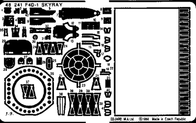 Eduard 48241 1/48 F-4D1 Skyray for Tamiya