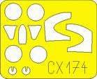 Eduard CX174 1/72 Mask MiG-21bis for Zvezda Canopy Mask Set