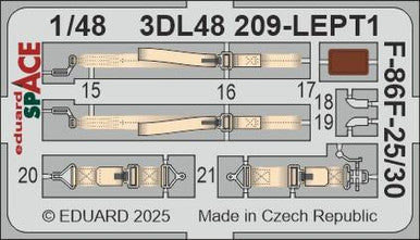 Eduard 3DL48209 1/48 F-86F-25/30 SPACE SPACE for AIRFIX