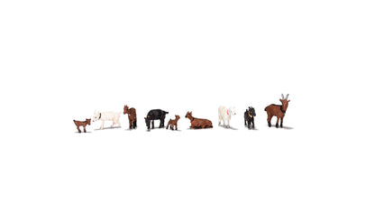 Woodland Scenics A1965 All Scale Goat Herd