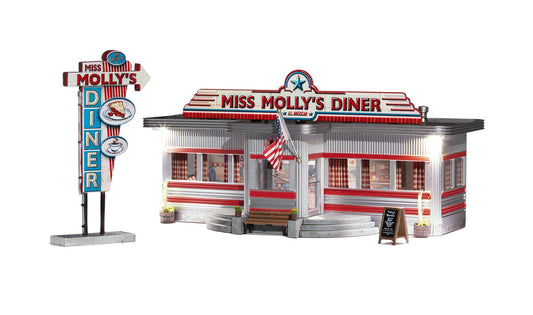 Woodland Scenics BR5066 HO Scale Miss Molly's Diner