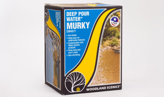Woodland Scenics CW4511 All Scale Deep Pour Water - Murky