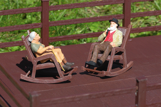 Piko 62295 G Scale Rocking Chairs, Set of 2