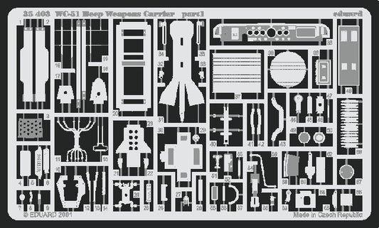 Eduard 35403 1/35 Armor- WC51 Beep Weapons Carrier for SKB