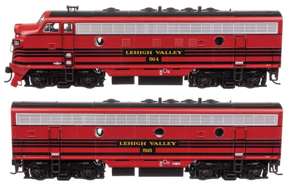 Walthers Mainline 21406 HO Scale EMD F7 A-B Set - ESU Sound and DCC -- Lehigh Va