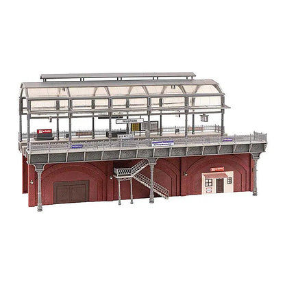 Faller 120580 HO Scale Double-Track Elevated Urban Train Station -- Kit