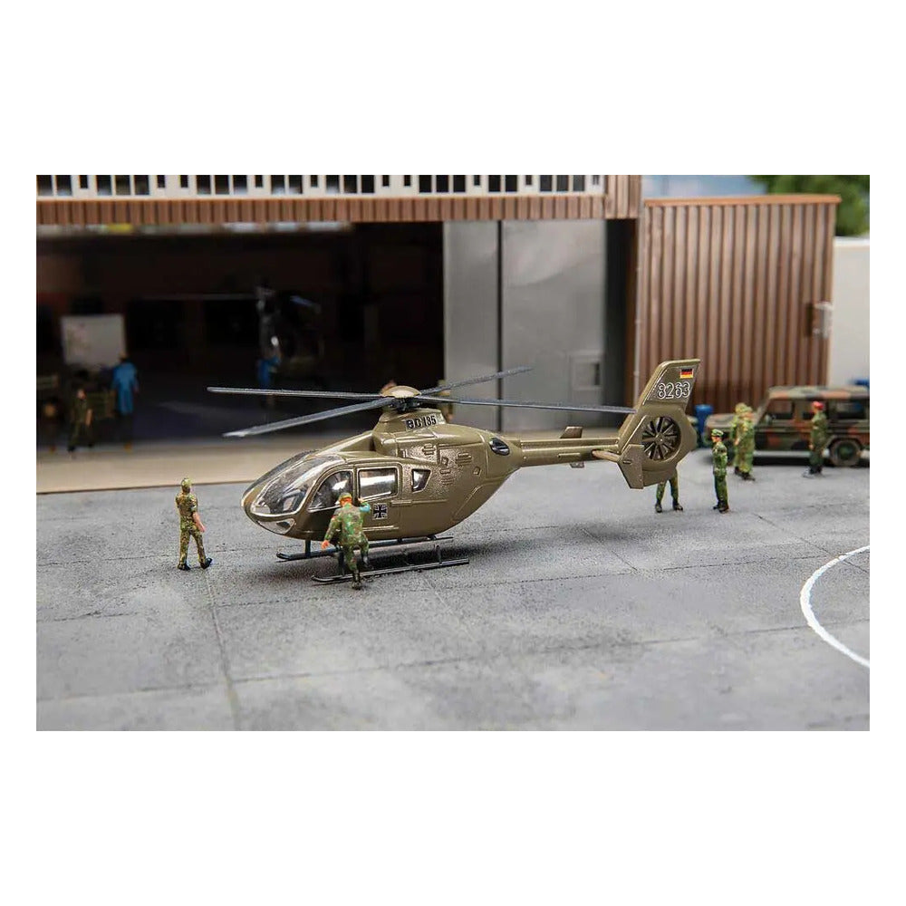 faller 131022 ho scale airbus ec135 military helicopter kit german army