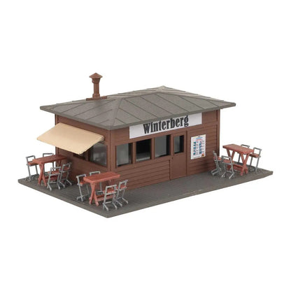Faller 134004 HO Scale Chairlift/Ski Lift -- Kit - 24 Chairs, Ticket Kiosk, 4 Ch