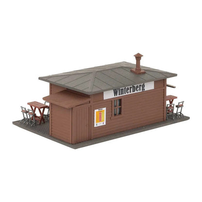 Faller 134004 HO Scale Chairlift/Ski Lift -- Kit - 24 Chairs, Ticket Kiosk, 4 Ch