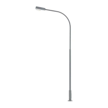 faller 180219 ho scale led streetlight single arm curved mast 3 11 16 9 4c