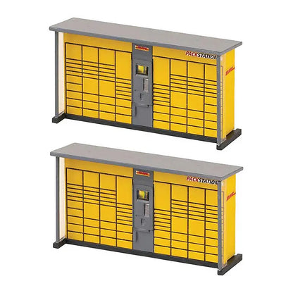 Faller 180281 HO Scale DHL Package Stations -- Kit