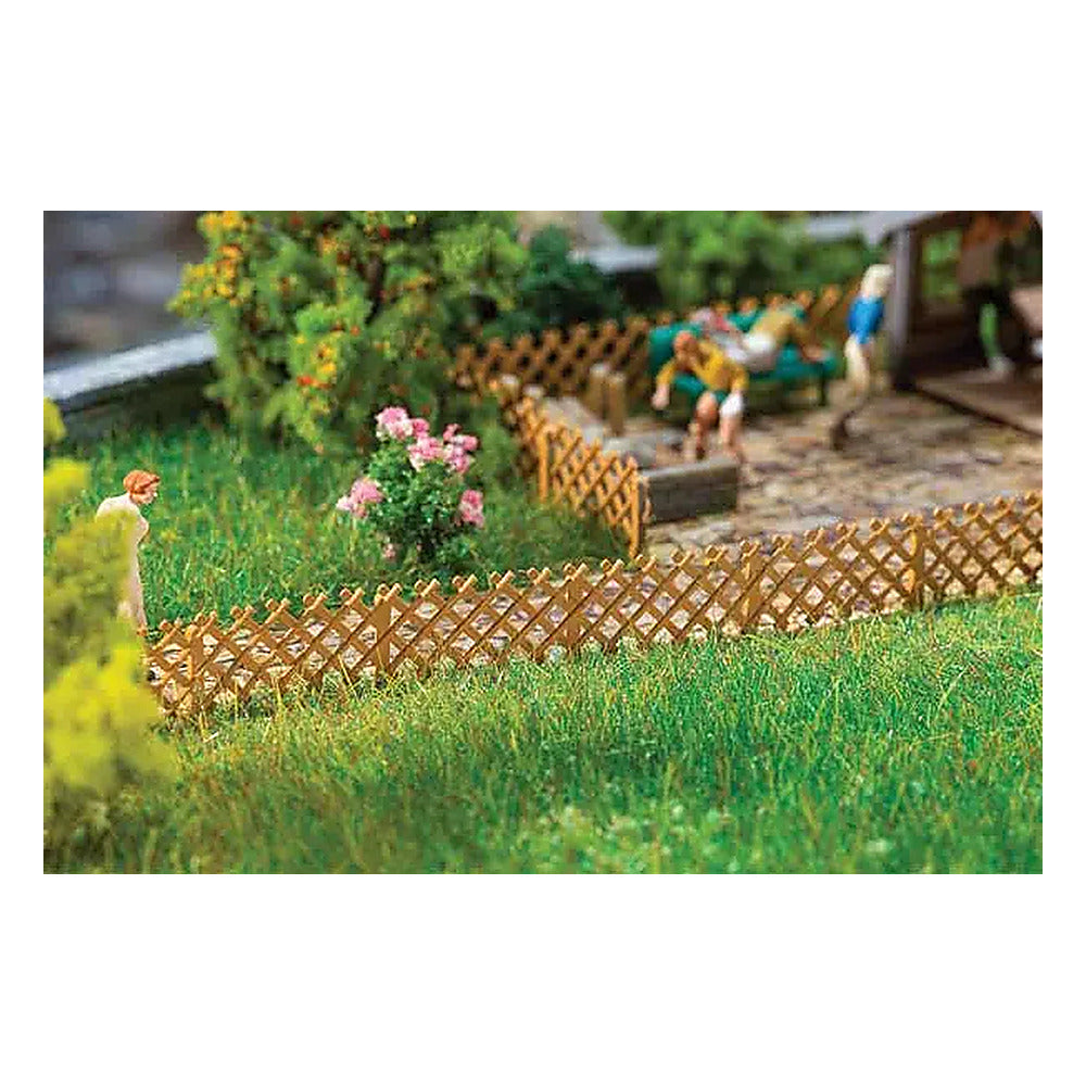 faller 180860 ho scale garden fences 3 styles total scale height 46 117c