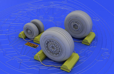 Eduard 632005 1/32 F-4C/D/E/F/G Wheels for Tamiya (Resin)