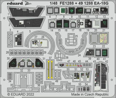 Eduard 491288 1/48 EA-18G for Meng Photo Etch Detail Set