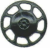 Kadee 2043 HO Scale Universal Type Brake Wheels pkg(8) -- Black