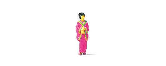 Preiser 29052 HO Scale Japanese Woman in Kimono Figure