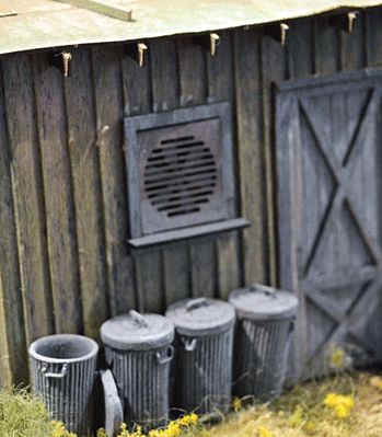 Bar Mills 2015 HO Scale Window Vent Fans -- Kit pkg(8)