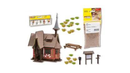 Noch 65617 HO Scale Hiking to the Witch's House Scenery Set