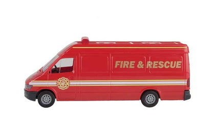 Walthers SceneMaster 949-12204 HO Scale Service Van - Assembled -- Fire