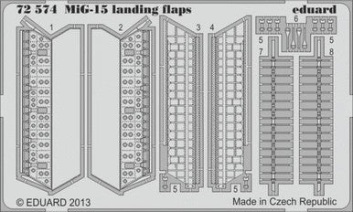 Eduard 72574 1/72 MiG-15 Landing Flaps for Eduard