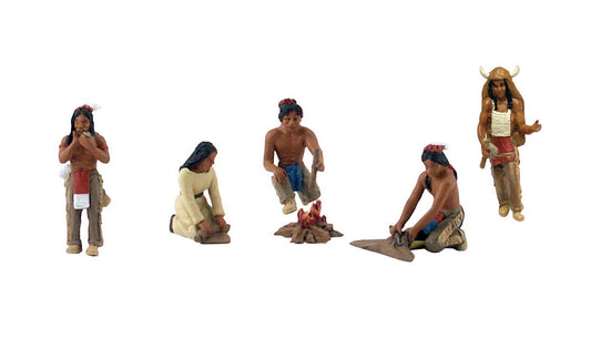 Woodland Scenics SP4443 All Scale Native Americans Scene Setters