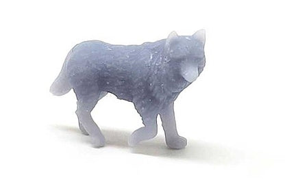 All Scale Miniatures 870998 HO Scale Wolves -- pkg(5)