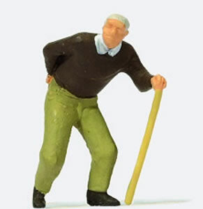 Preiser 28096 HO Scale Individual Figure Man with Backache