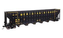 Walthers Mainline 910-56352 HO 73' Wood Chip Hopper - M&B #2017