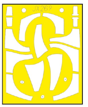 Eduard JX269 1/32 Mask Aircraft- Tornado GR4 for ITA