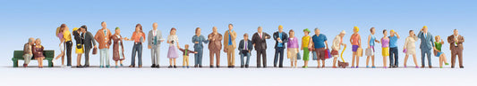 Noch 16043 HO Scale In the City Mega Set, 30 Figures