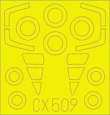Eduard CX509 1/72 Mask F106A for TRP Canopy Mask Set