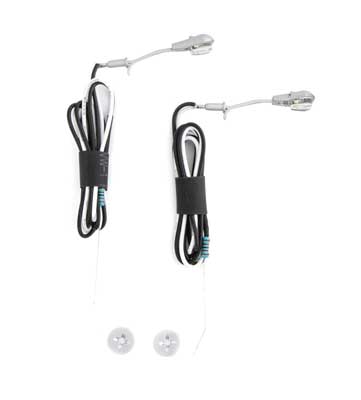 Walthers SceneMaster 4804 HO LED Wall-Mount Light Short Arm 2-Pack