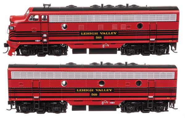 Walthers Mainline 21407 HO Scale EMD F7 A-B Set - ESU Sound and DCC -- Lehigh Va