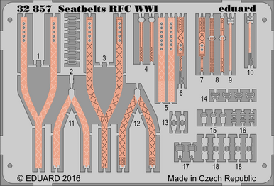 Eduard 32857 1/35 Seatbelts RFC WWI (Pre-Painted)