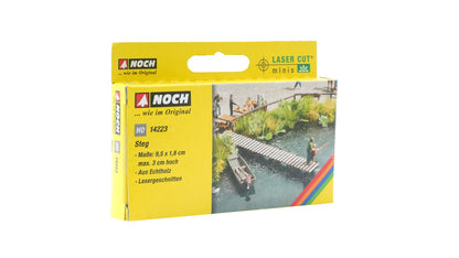 Noch 14223 HO Scale Footbridge Laser-Cut Kit