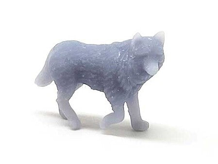 All Scale Miniatures 1600998 N Scale Wolves -- pkg(5)