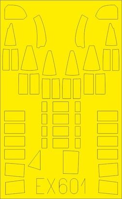 Eduard EX601 1/48 Mask Aircraft- Defiant NF1 for ARX