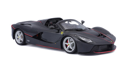 Bburago 26022BK 1/24 Ferrari LaFerrari Aperta F70, Black