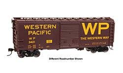 Walthers Mainline 910-45226 HO 40' ACF Boxcar - Western Pacific #3423