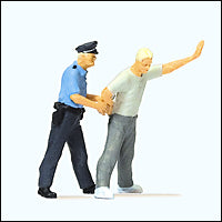 Preiser 28119 HO Scale Emergency Personnel One Police Office