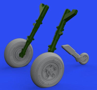 Eduard 672249 1/72 Spitfire Mk. Vc Wheels for AIR (Mask & Resin)