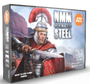AK Interactive 11601 Non-Metallic Metal Steel 3G Acrylic Paint Set (6 Colors) 17