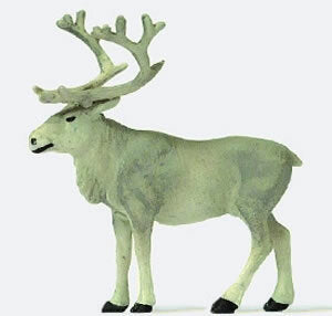 Preiser 29505 HO Scale Individual Animal Reindeer