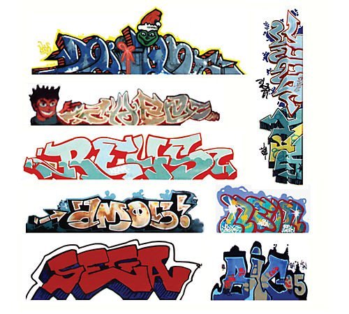 Blair Line 2246 HO Scale Graffiti Decals Mega Set -- Set #3 pkg(8)