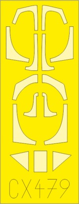 Eduard CX479 1/72 Mask Aircraft- Fw190F8 for EDU