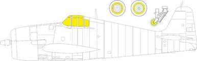 Eduard EX865 1/48 Mask F6F-3 TFace Canopy Mask Set for Eduard