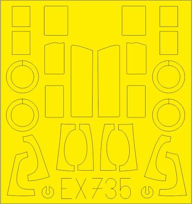 Eduard EX735 1/48 Mask Aircraft- Proctor Mk I for DWN